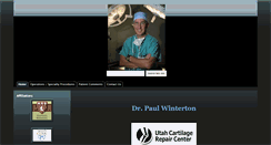Desktop Screenshot of drpaulwinterton.com