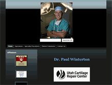 Tablet Screenshot of drpaulwinterton.com